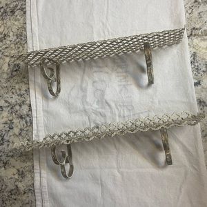 Vintage Set of Metal Shelves